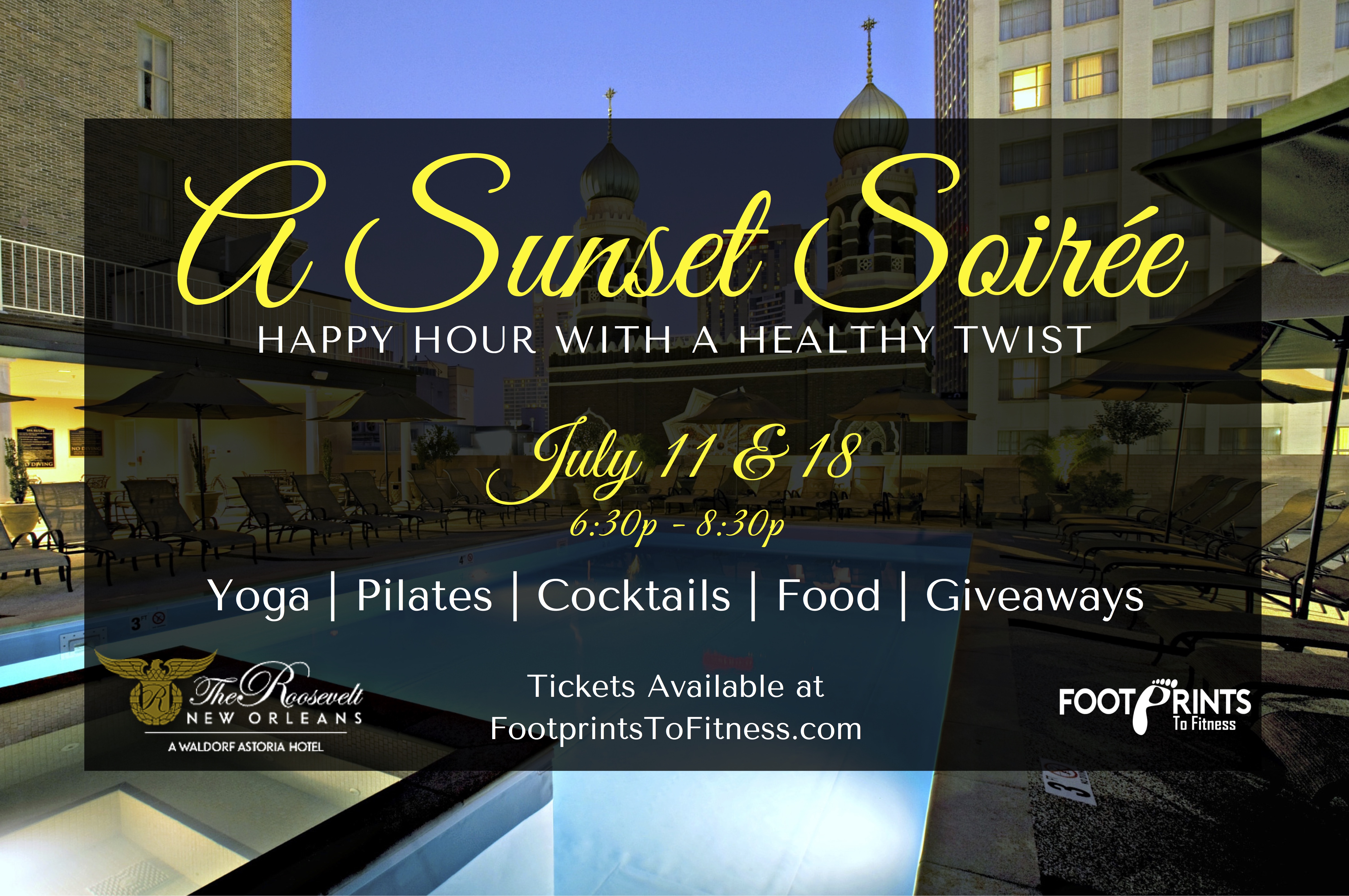 Summer Healthy Happy Hour Series Coming to Roosevelt Hotel this July