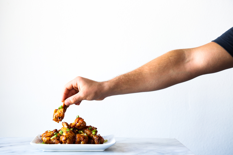 Maple & Crystal Hot Sauce Baked Chicken Wings