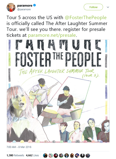 Paramore & Foster The People Coming to New Orleans This Summer